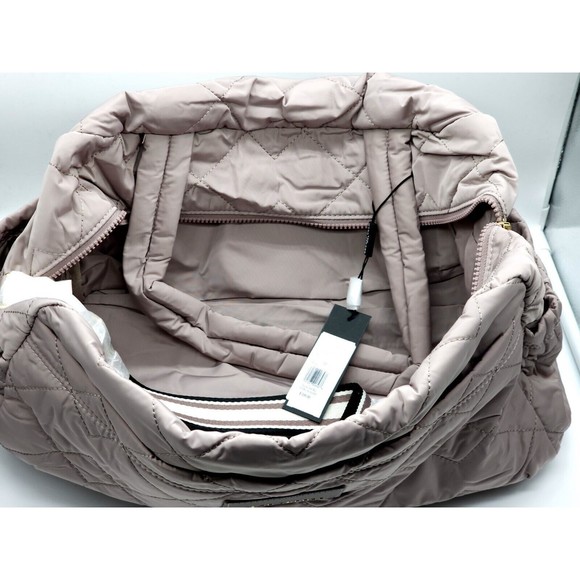 Marc Jacobs Quilted Nylon Medium Weekender Travel Bag Bark New ML2306870 - Picture 13 of 16
